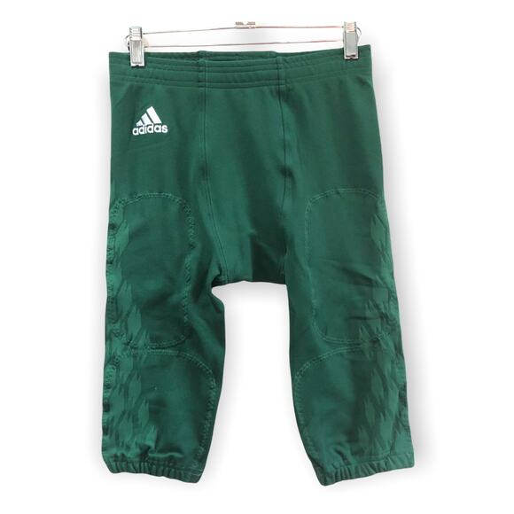 Adidas Football Pants Men’s Medium Techfit Primeknit Drawstring Climacool Green - Picture 1 of 12